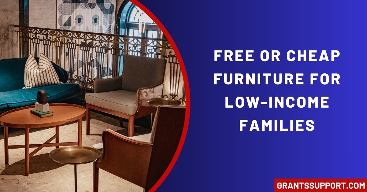 Free or Cheap Furniture for Low-Income Families